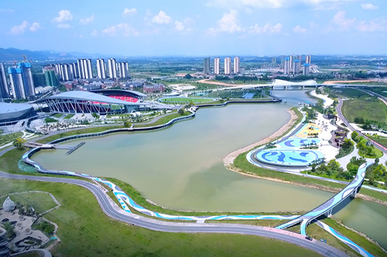 中国建筑承建广东长利湖水系整治工程，绘就美丽画卷1.jpg